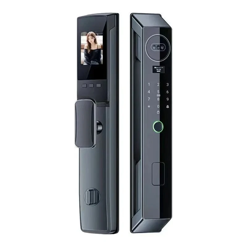 3D Face Recognition Automatic Fingerprint Lock Password Lock Peephole Viewer Smart Lock3D Face Recognition Automatic Fingerprint