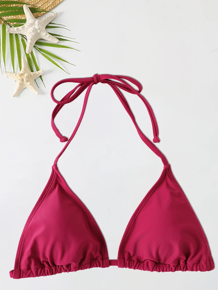 طقم ثونغ للنساء ، ملابس سباحة مثيرة بأربطة جانبية ، ضمادة ، ملابس سباحة بربطة عنق ، نمط برازيلي قابل للتعديل ، ملابس داخلية بيكيني ، 2 *