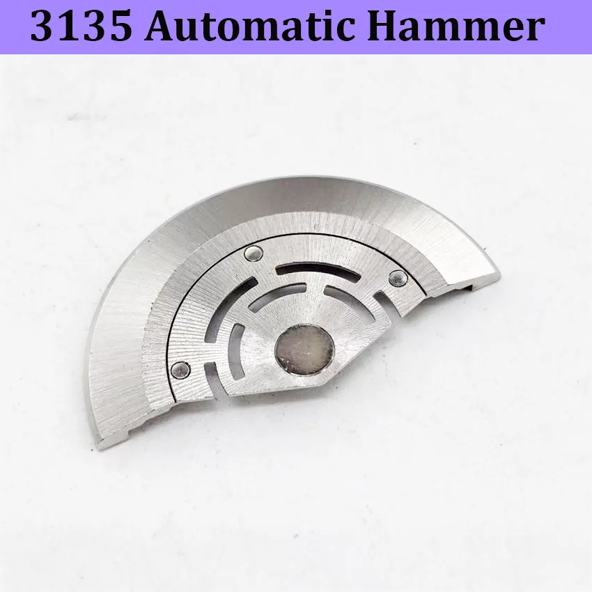 Watch Accessories 3135 Movement Automatic Hammer Rotor Pendulum Hammer Fit for Domestic 3135 Movement Repair Parts