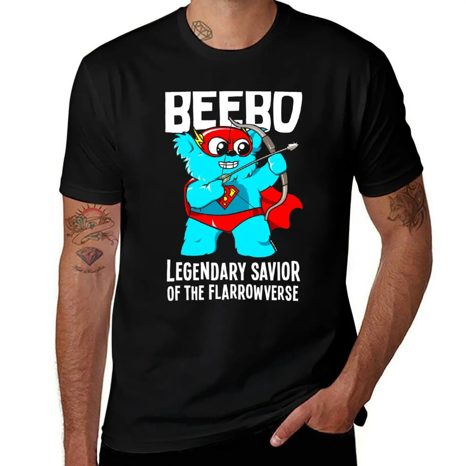 Футболка Super Beebo, повседневная футболка на Хэллоуин