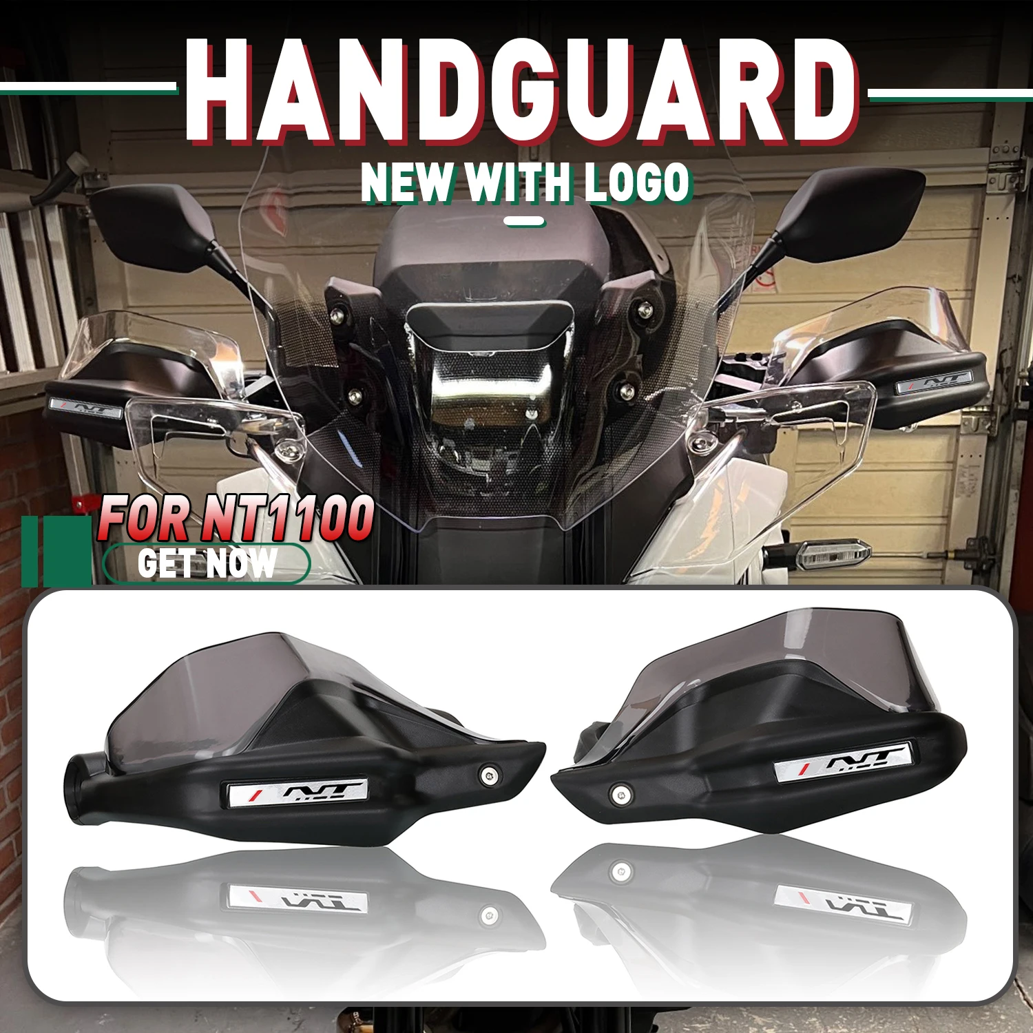 

For HONDA NT1100 nt1100 nt 1100 2021-2023 Motorcycle NT1100 Black Hand Guards Brake Clutch Levers Protector Handguard Shield