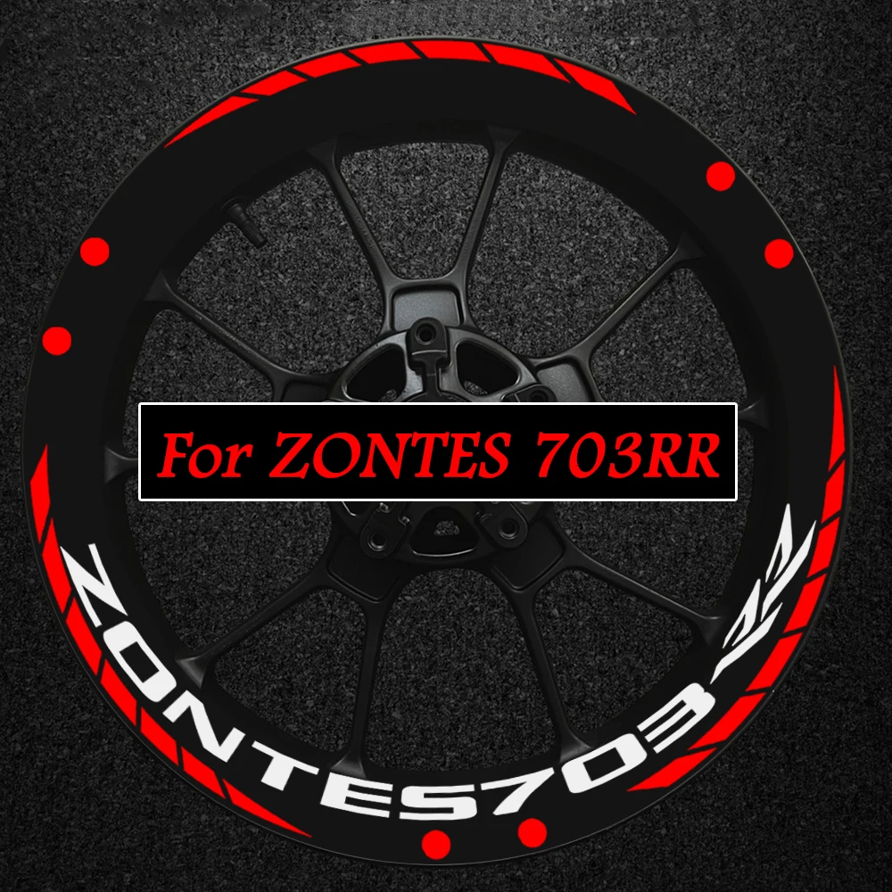 

For ZONTES 703RR 703 RR 17'' Reflective Motorcycle Wheel Hub Stickers Moto Bike Rim Strip Inner Ring Vinyl Decals Accessories
