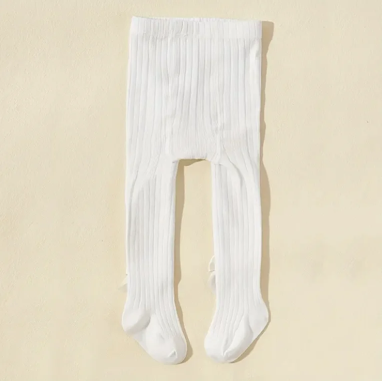 3 stks baby peuter leggings sokken Meisjes Leuke Boog Decor Effen Kleur Panty kinderen Baby Dikke Leggings Panty Sokken Broek