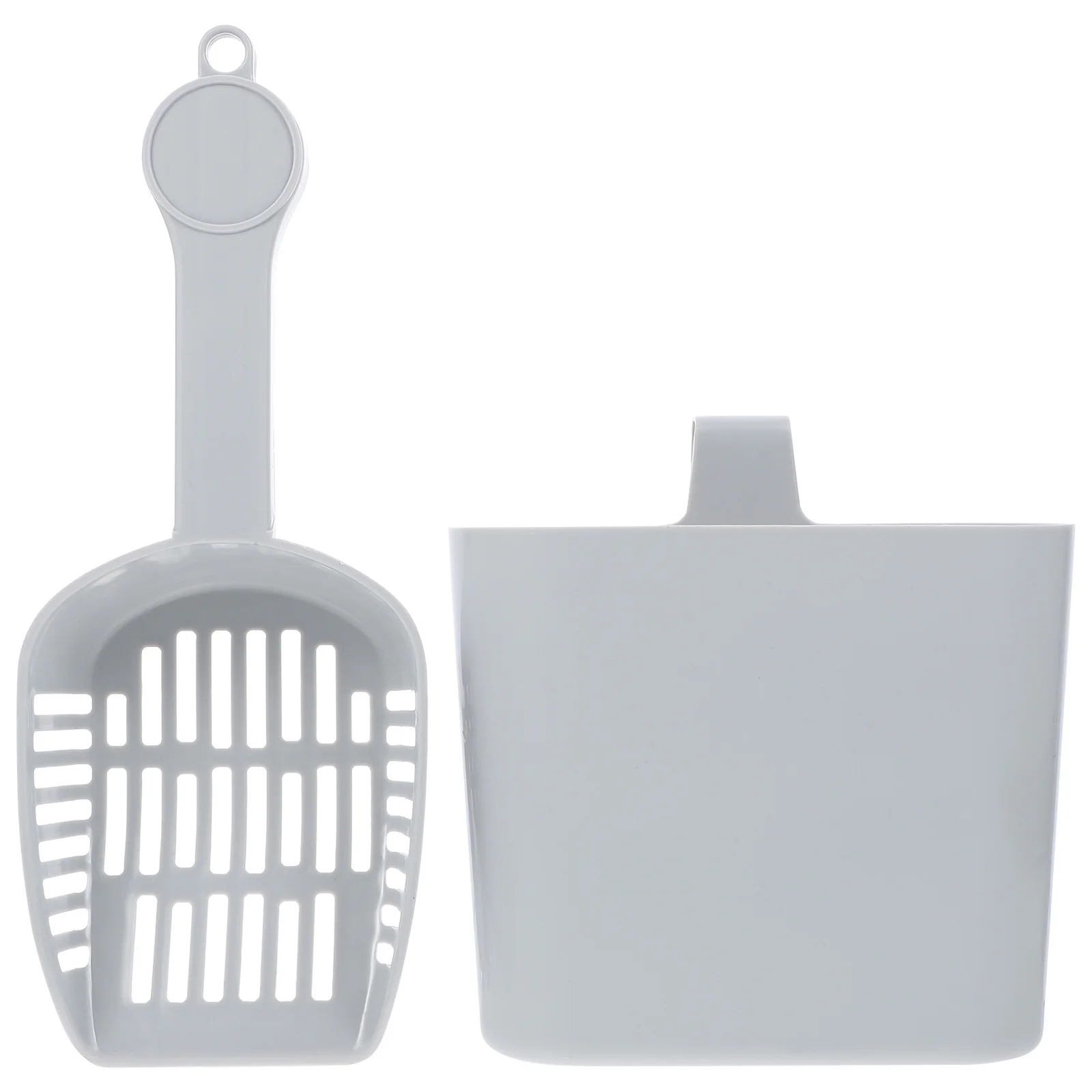 

2 Pcs Cat Litter Scoop Suit Poop Filter Shovel Cleaning Accessories Pet Kit Hollow Out Black
