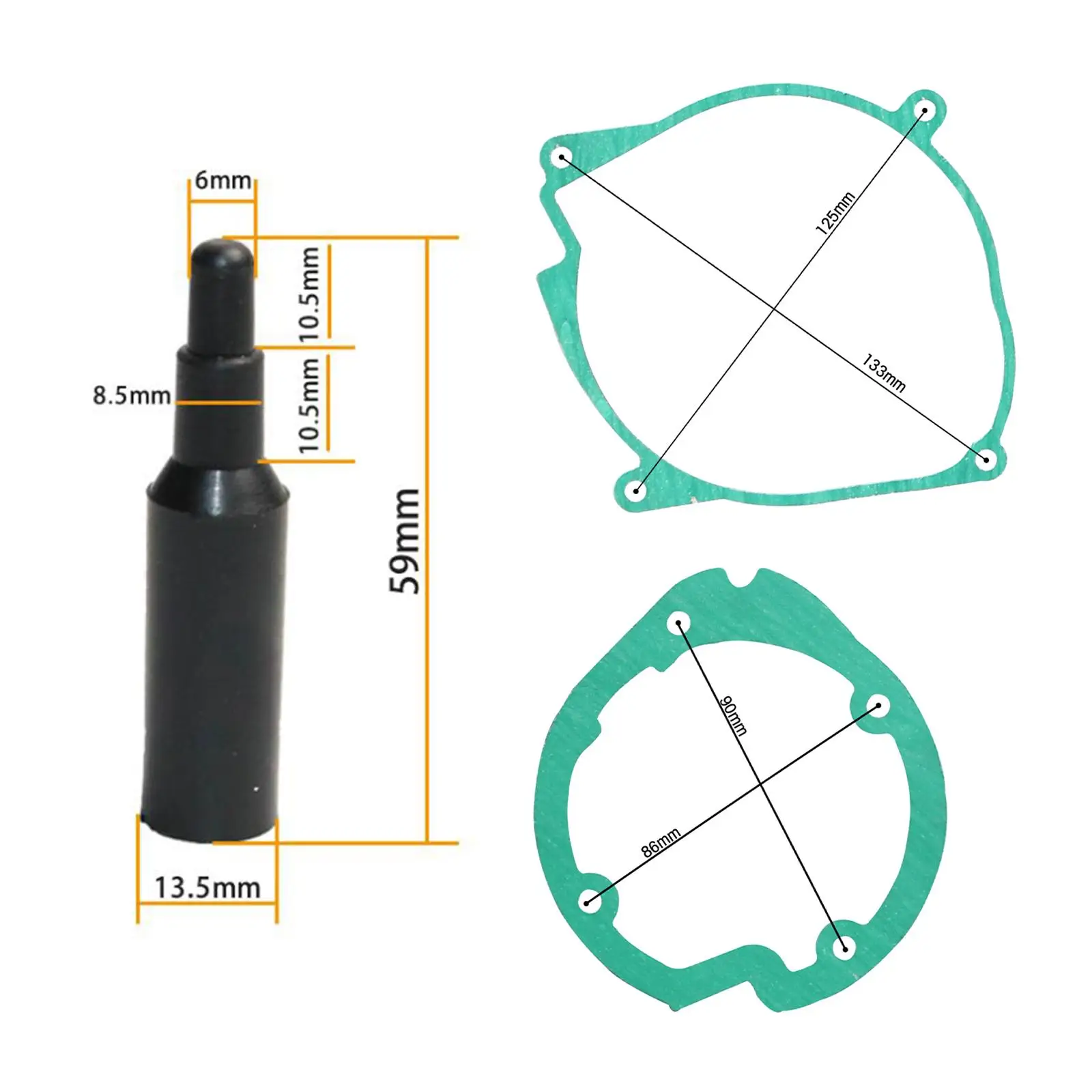 

Glow Plug Repair Set Vehicle Replaces Spare Parts Maintenance Supplies Gasket