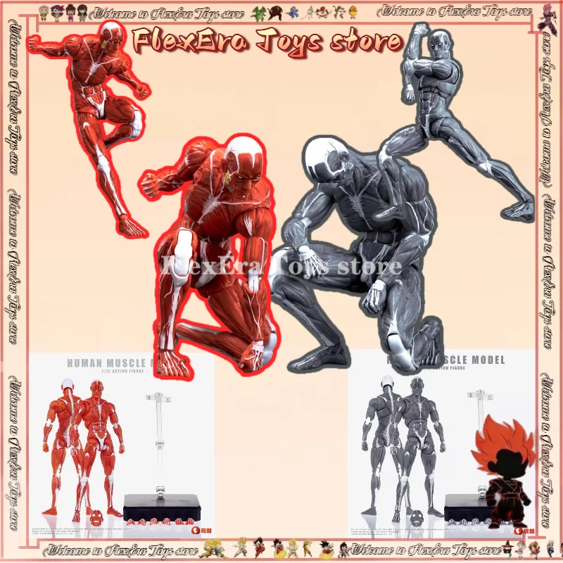 

【In Stock】1/12 Collectible Toys Super Movable Human Muscle Painting Skeleton Soldier 6Inches Action Figure Model Gifts