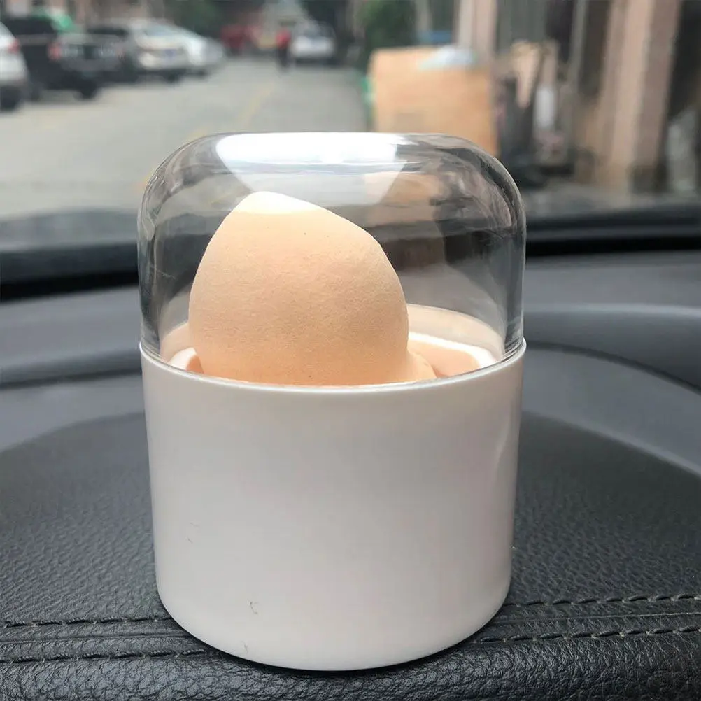 2Pcs Makeup Sponge Box Dust-Proof Breathable Holder for Beauty Egg Blender Puff Organizer Travel Accessory Case