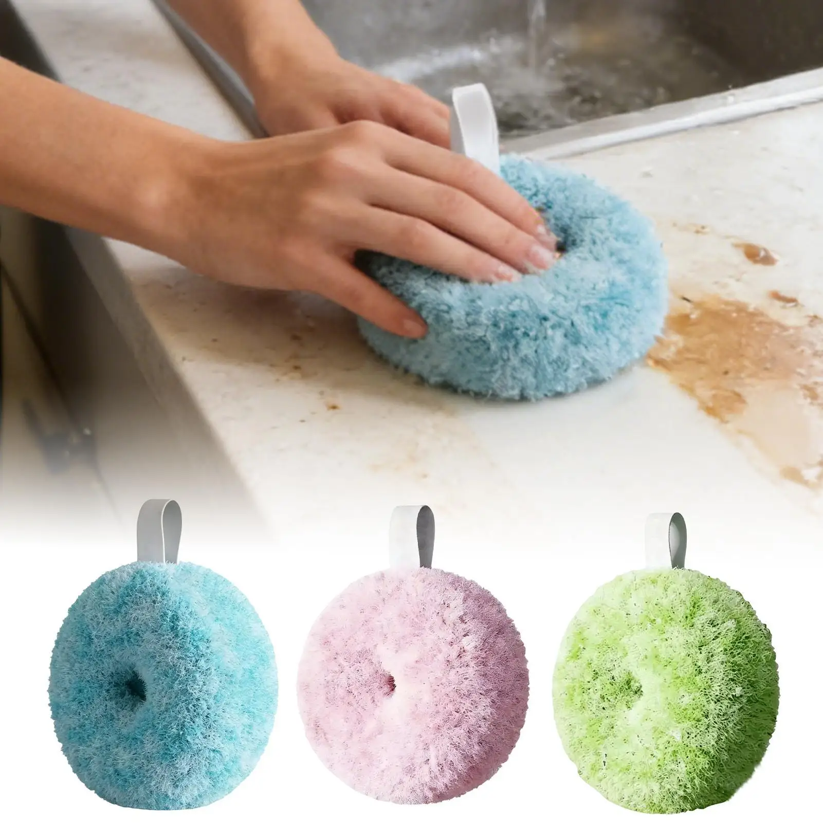 Spülbürste Entkalkungsreiniger Mehrzweck-Reinigungswerkzeug für Badezimmer Küche Dusche Wanne Fliesen Haushalt Tiefenreinigung