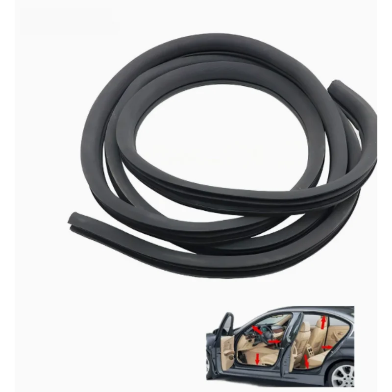 

For BMW E90/E91 2004-2011 Front Door Body Strip Seal OE 51727247258 High-Quality Black Rubber Easy To Use
