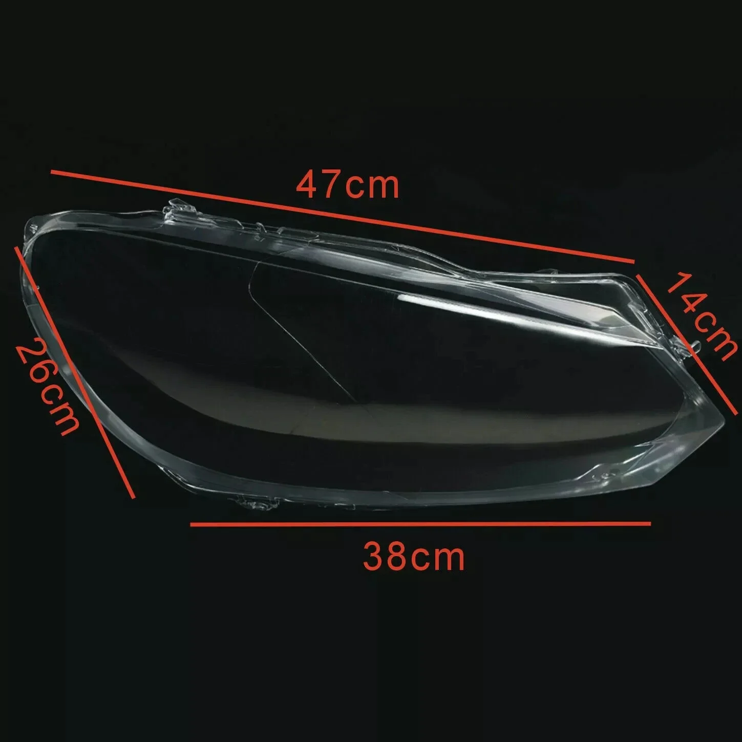 Left/Right Car Front Headlight Lens Covers For VW Golf 6 MK6 GTI R 2010 2011 2012 2013 2014 Transparent Lampshade Headlamp Shell