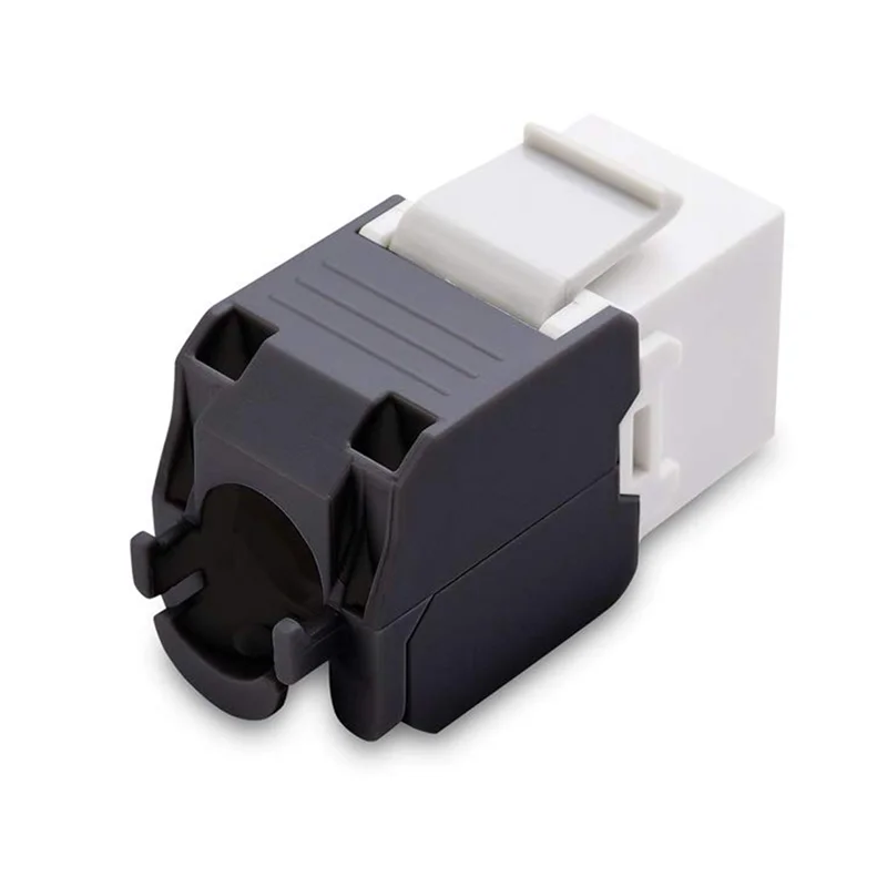 B92B-40-Pack Cat6a RJ45 Keystone Jack - Cat6 Compatible -180 Degree Toolless -Ethernet Wall Jack -Cat6a Network Coupler