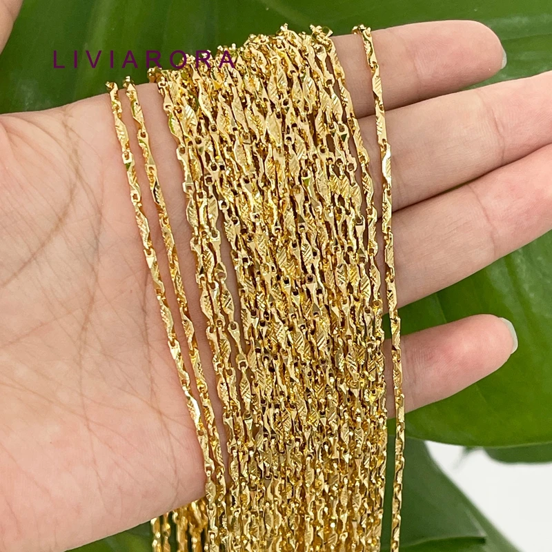 1/2/3 Adet 45cm Pirinç 18K Alt - Jewelry Making Singapore incelemesi ve fiyatı