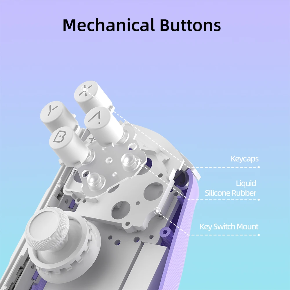 MOBAPAD Gamepad M6/M6 HD Gemini 2 Spielcontroller, Joypad mit Hall-Joystick Links-Rechts-Griffkonsole für Switch NS OLED – Detail 7