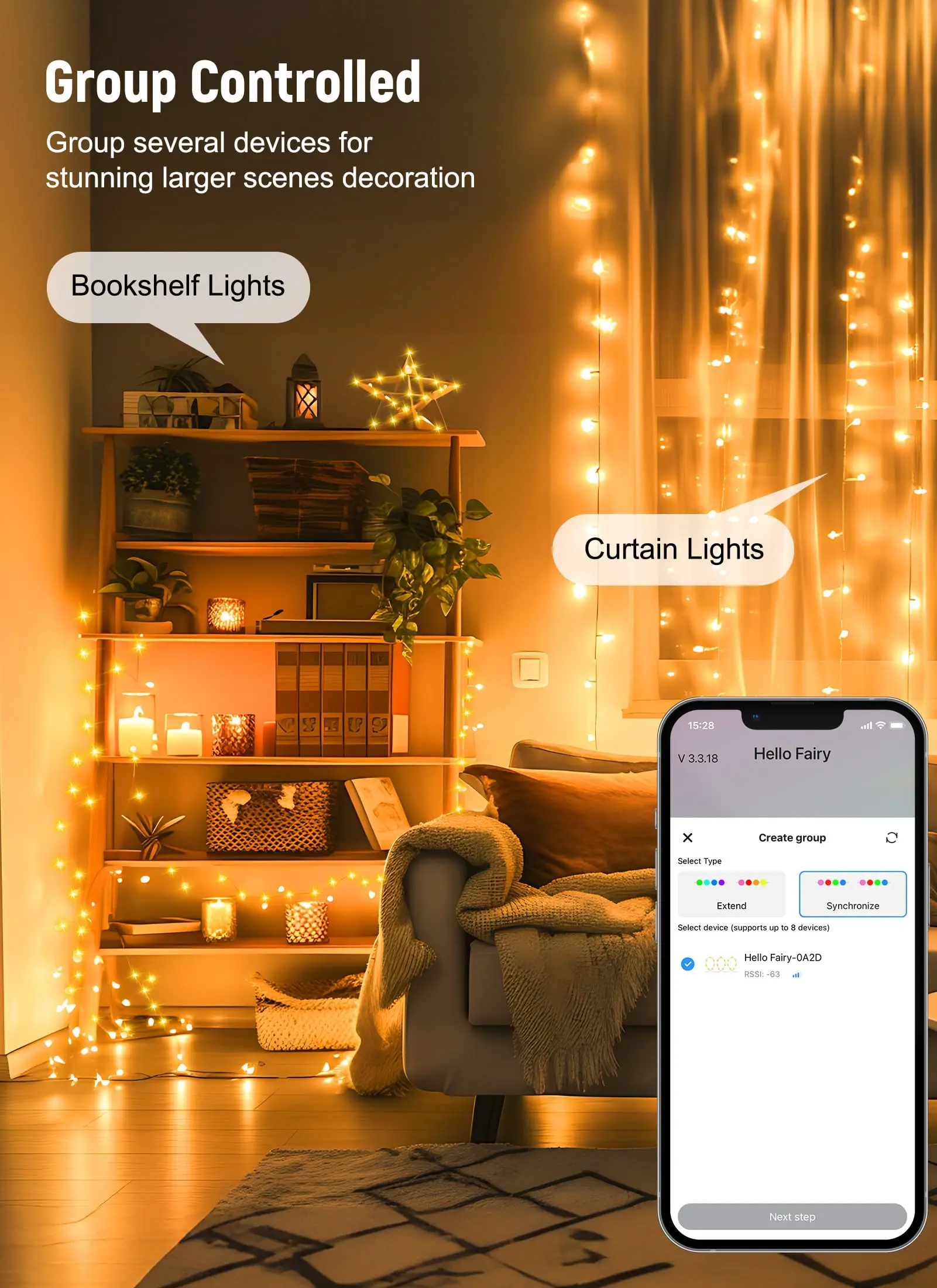 Smart USB String Lights 10M 100 LED Fairy Lights with Bluetooth App Remote Garlands Decorative Light for Christmas Wedding Party