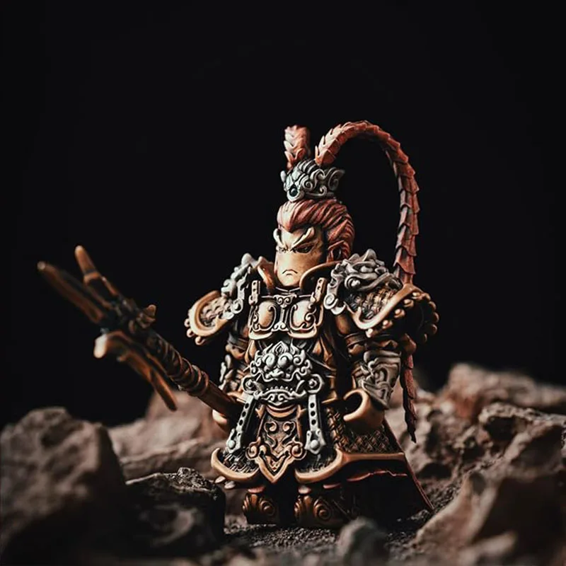 Original Design 2026 New In Arrival Recommendation Lu Bu Magnetic Metal Figurine Three Kingdoms Character Action Figure Ornament view 4