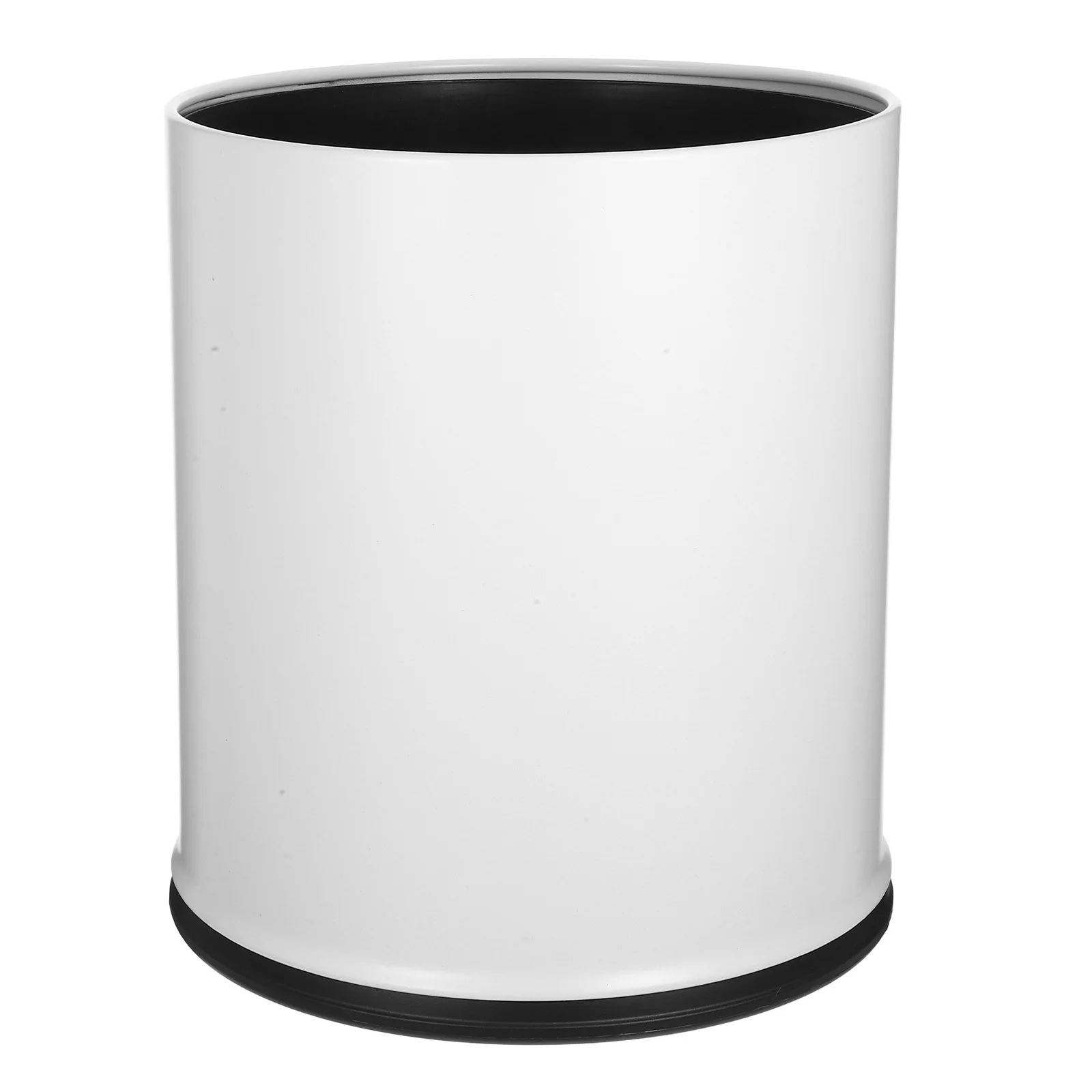 

Double Layer Trash Can Round Large Capacity PP Iron Home Office Hotel Use Garbage Bin Waste Sorting Bedroom Bathroom Kitchen