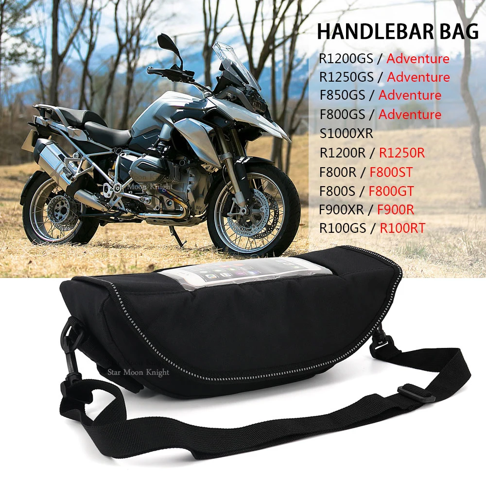 

For BMW gs 1200 1250 R1250GS R1200GS F850GS Adventure ADV Motorcycle waterproof handlebar travel bag F900XR S1000XR storage bag