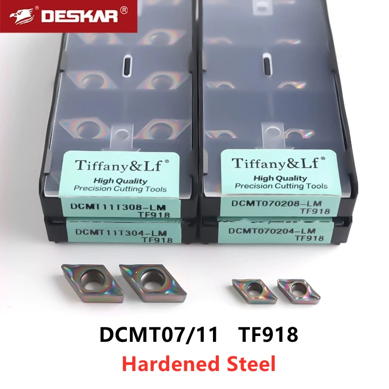 

Deskar Dcmt070204 Dcmt070208 Dcmt11T304 Dcmt11T308 Lm Tf918 Cnc Lathe Hardened Steel Internal Turning Tool Cutter