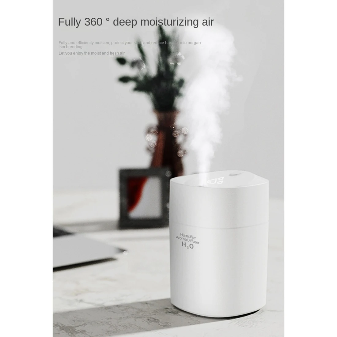 220Ml Electric Air Humidifier USB Cute Portable Aroma Oil Diffuser Cool Mist Sprayer Automatic Power-of for Home Car