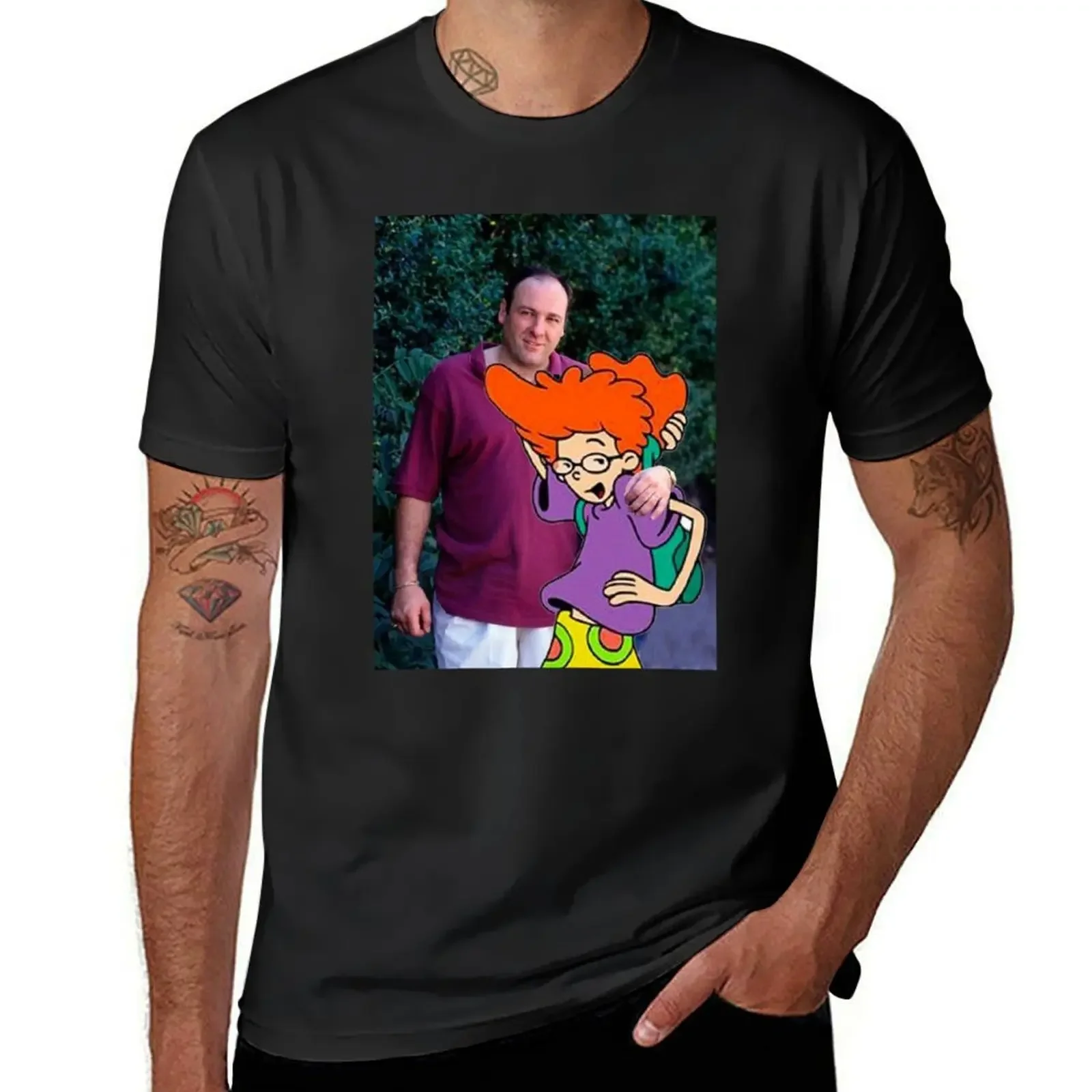 cumtown tony soprano pepperann T-Shirt sublime customizeds vintage anime shirt blacks mens graphic t-shirts hip hop