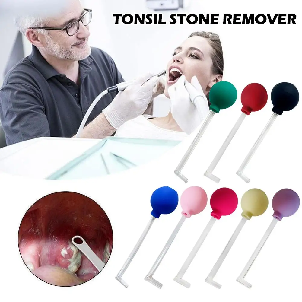 

Oral Tonsils Stone Glass Extractor 15 °/90 ° Long Glass Oral Tonsil Stone Removal Tool Tube Cavity X0N6