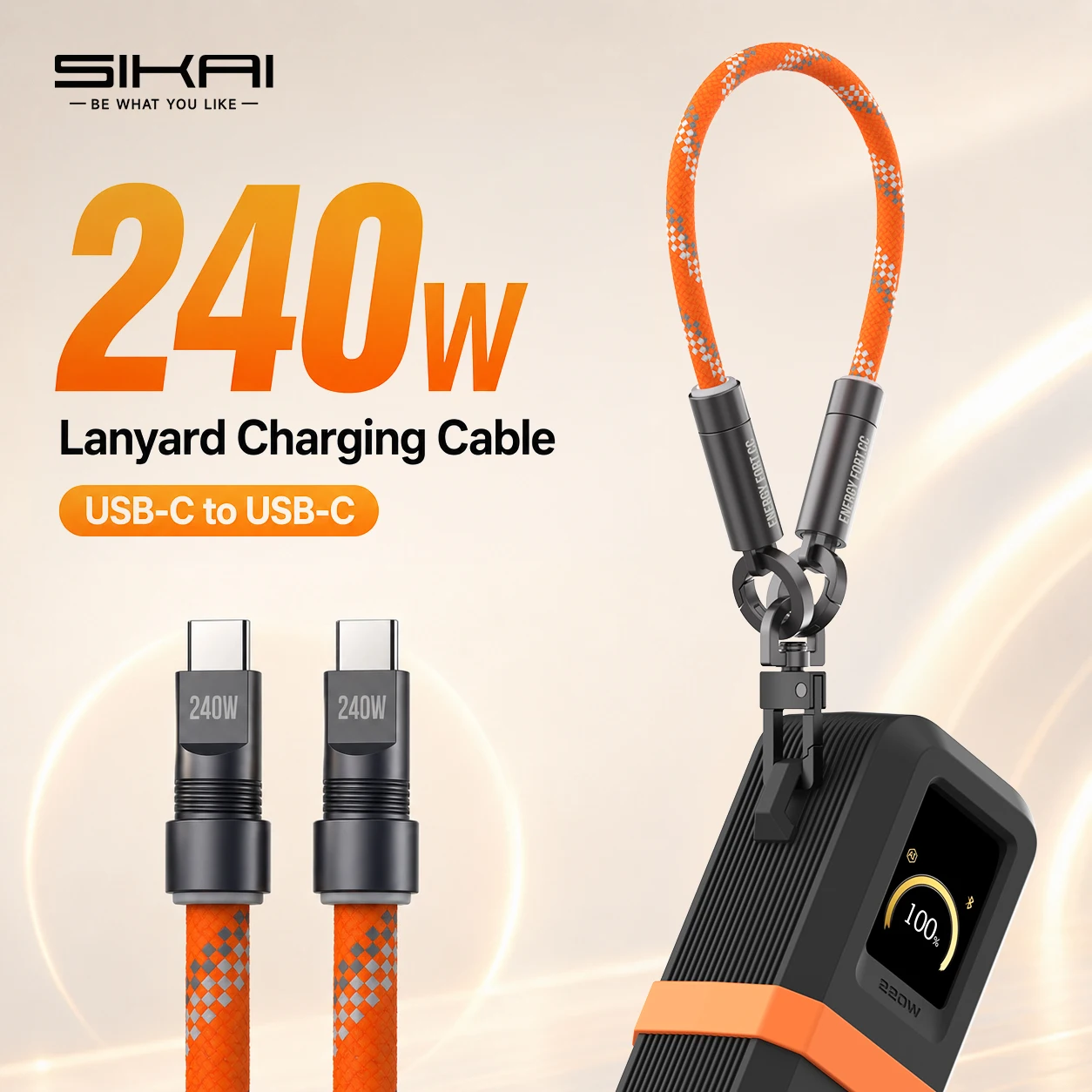 Wedding Power Supply - Câble de charge rapide 240W Type