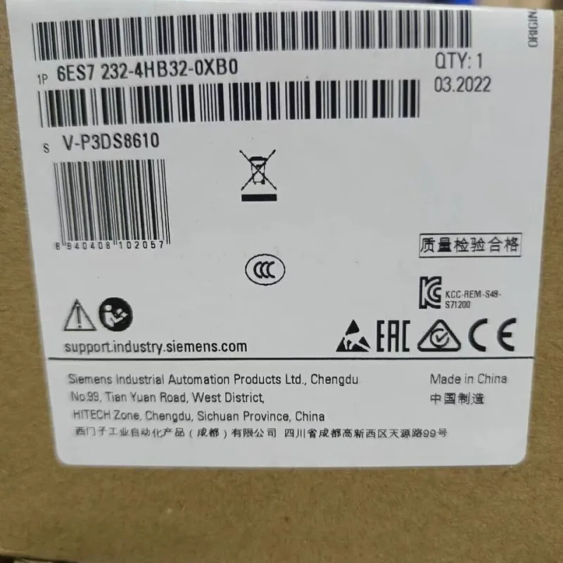 12 Warranty Months 6ES7232-4HB32-0XB0 6AV7884-0AF20-2BA0  6ES7635-2EC02-0AE3  6DD1681-0CA2