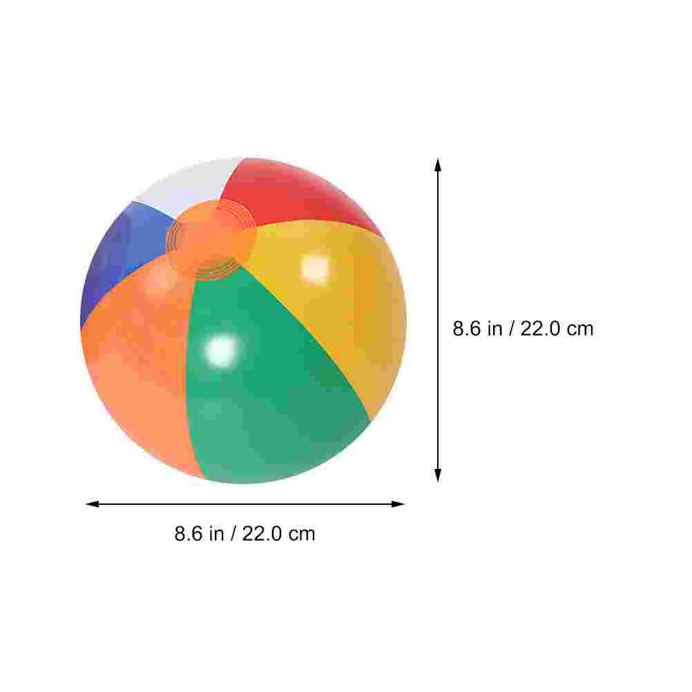 Summer Inflatable Colors PVC Beach Balls Children Outdoor Swimming Pool Interactive Ball Toy Random Color