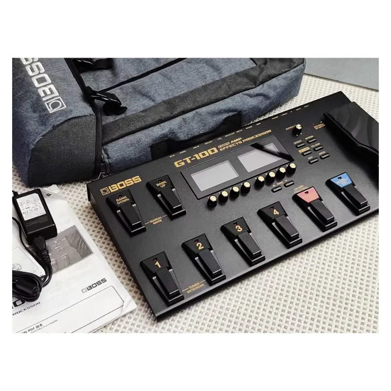 JELO Used-2 95% New Boss GT-100 Guitar Multi-Effect Pedal Instruments and Accessories