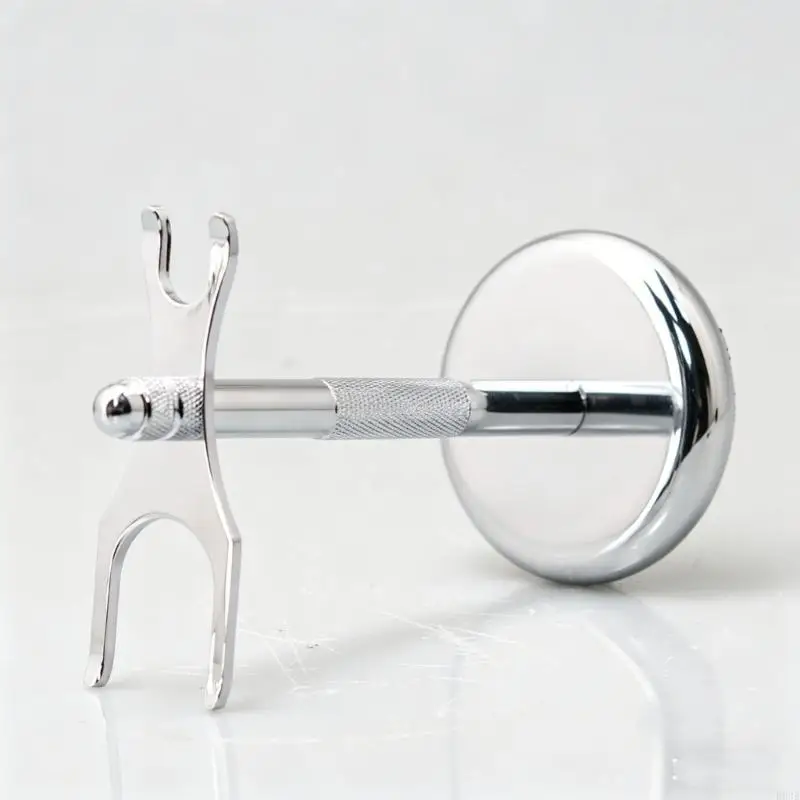 

Sturdy Metal Razors And Brush Organizers For Men With Elegant Polished Surfaces B03E