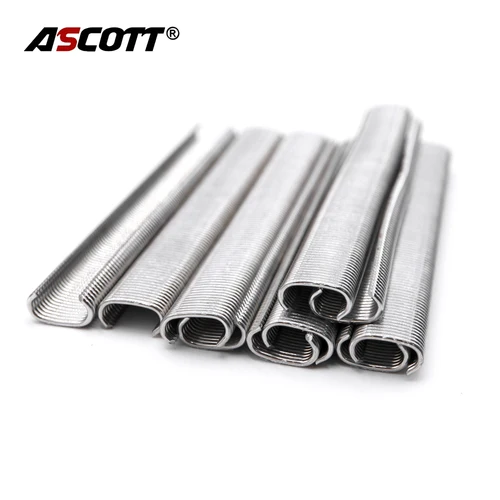 1000 Uds clavos de anillo C de acero inoxidable neumático anillo C clavo anillo de cerdo clavo para SC7E SC7C SC760C SC760b pistola de clavos de aire