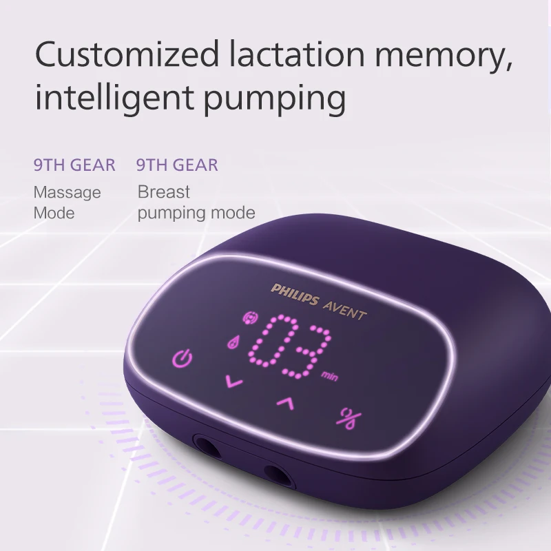 PHILIPS AVENT bilateral automatic breast pump portable Intelligent massage lactation Petal massage pad imitate baby suck