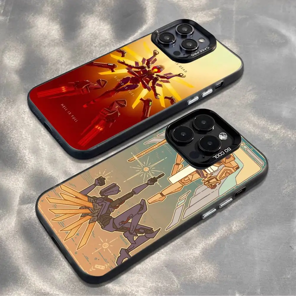 

U-Ultrakill Game Phone Case For iPhone 16,15,14,13,12,11,Mini,Pro,MAX,plus,Black Matte Shockproof Cover