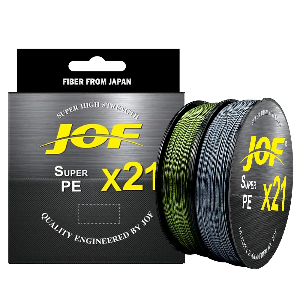 JOF 21 Stränge Geflochtene Angelschnur 300 M X21 PE Fern Multifilament PE Linie Langlebige Karpfen Angeln Werkzeug pesca Super Starke – Detail 4