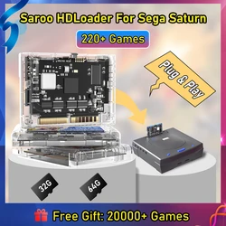 Latest Firmware Saroo HDLoader for Sega Saturn Game Console with 220+ Select Games support SD/TF Card Plug&Play Brand New Chips