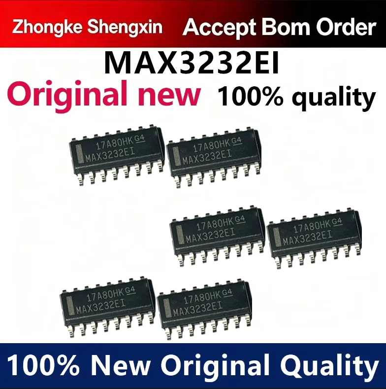 （5pcs-10pcs）New original imported MAX3232EIDR MAX3232EI patch SOP-16 receiver chip IC