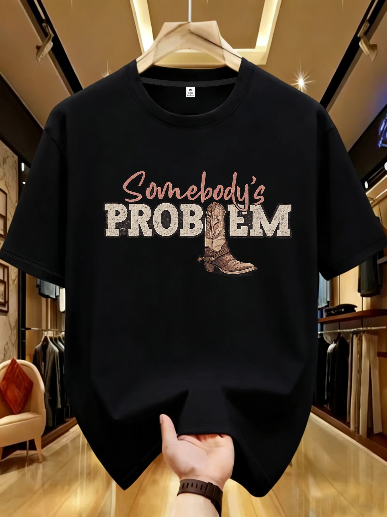 

【WDS01128】Letter printing plus size women's T-shirt summer casual street fashion women's Joker short sleeve T-shirt