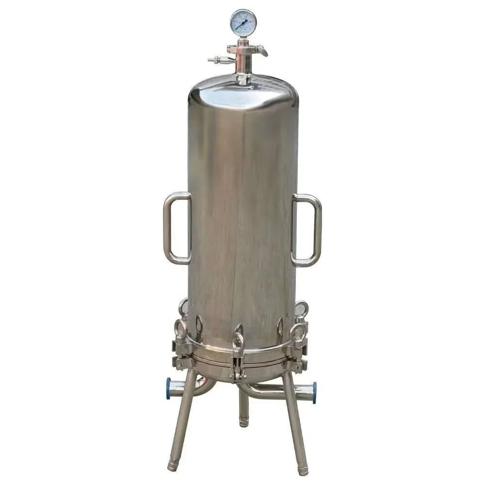 Sanitary   Multi  Cartridge   Filter   Stainless  Steel  Microporous    Membrane   Cartridge  Filter   Housing