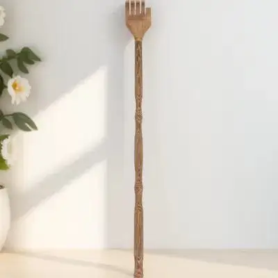 Arranhador traseiro de madeira, longo alcance, resistente, ferramenta confortável para idosos, ideia de presente, uso de cuidados de saúde