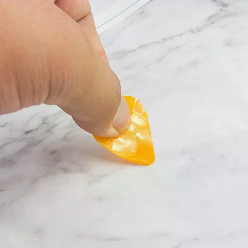 10 قطعة Plectrums 1 اختيار حامل الكهربائية السليلويد الصوتية الغيتار يختار لون عشوائي ملون #6