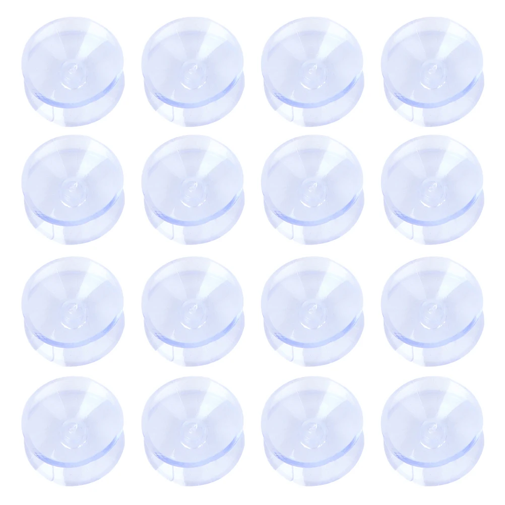 

30 Pcs Non-slip Mat Glass Spacers Table Double-sided Suction Cup Pvc Soft Glue Tops Anti-slip Pads