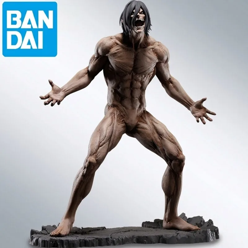 In Stock Bandai Original Bandai Spirits Attack On Titan Eren Yeager Action Figure Model Doll Brand New Boxed Anime Characters