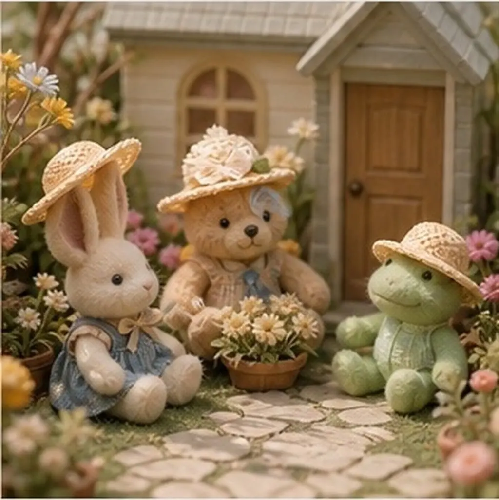 12-mini-chapeaux-de-ceremonie-pour-maison-de-poupee-accessoires-miniatures-de-style-paille-et-figurines-d'animaux-pour-costumes
