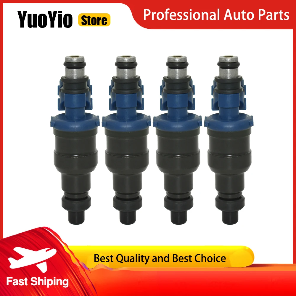 YuoYio 4Pcs 195500-1970 1955001970 B6S7-13-250 Fuel Injector For Ford Probe Kia Sephia Mazda 626 929 MX-3 MX-6 Miata 1.6L 2.2L