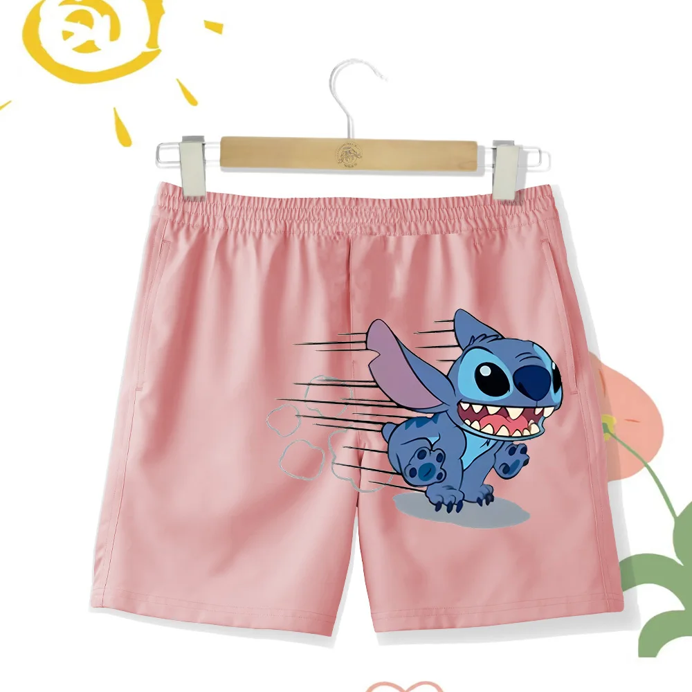 Kids Summer Beach pants Boys Pool Swimming Quick Dry comfortable Disney collection Stitch shorts