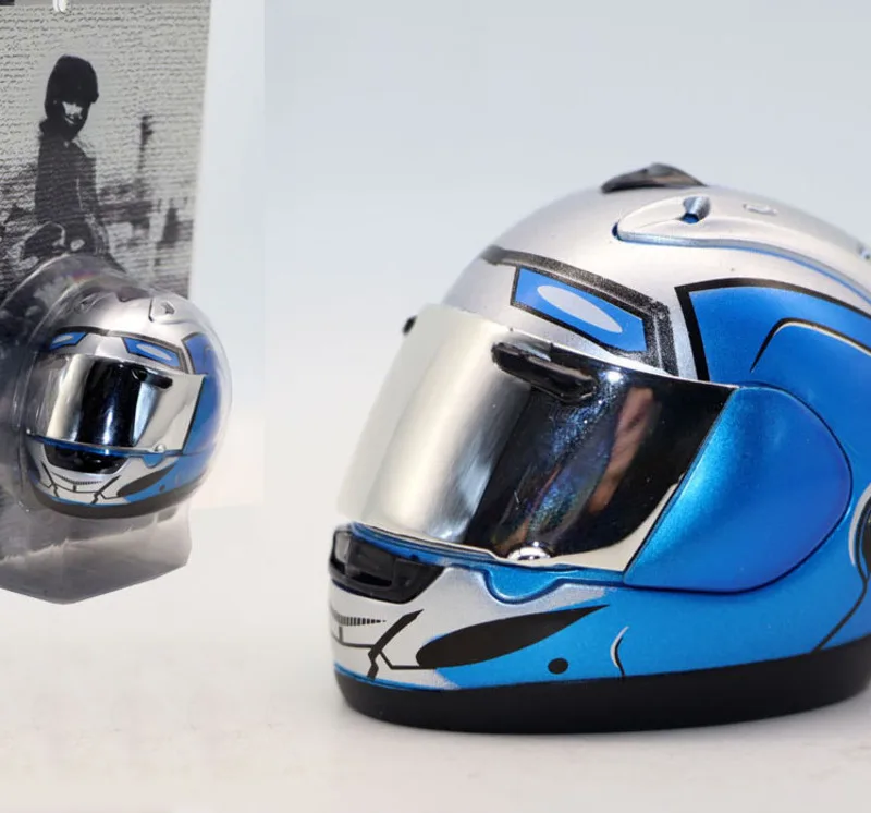 

1/6 New Arrival Special Price Die-cast Metal Motorcycle Helmet Finished Model Ornament Scene Decoration Gift Collectible Toys