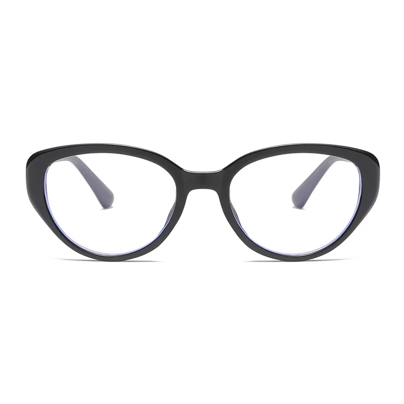 New Style Male Glasses Cat Eye Shape Blue Light Blocking Female Glasses Frame Hot Selling Decorative Glass