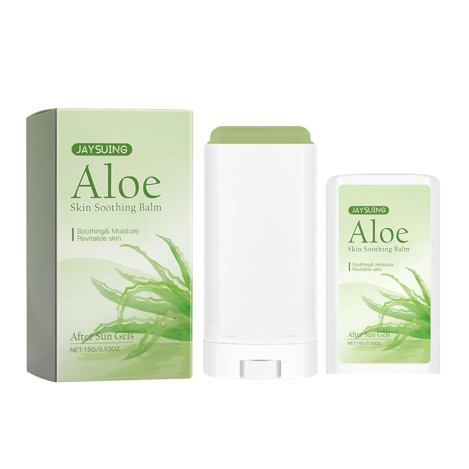 Aloe Vera Balm Face Moisturizing Refreshing Relieve Redness Burning Restore Sunburn Repairing Sun Damage Soothing Skincare Stick