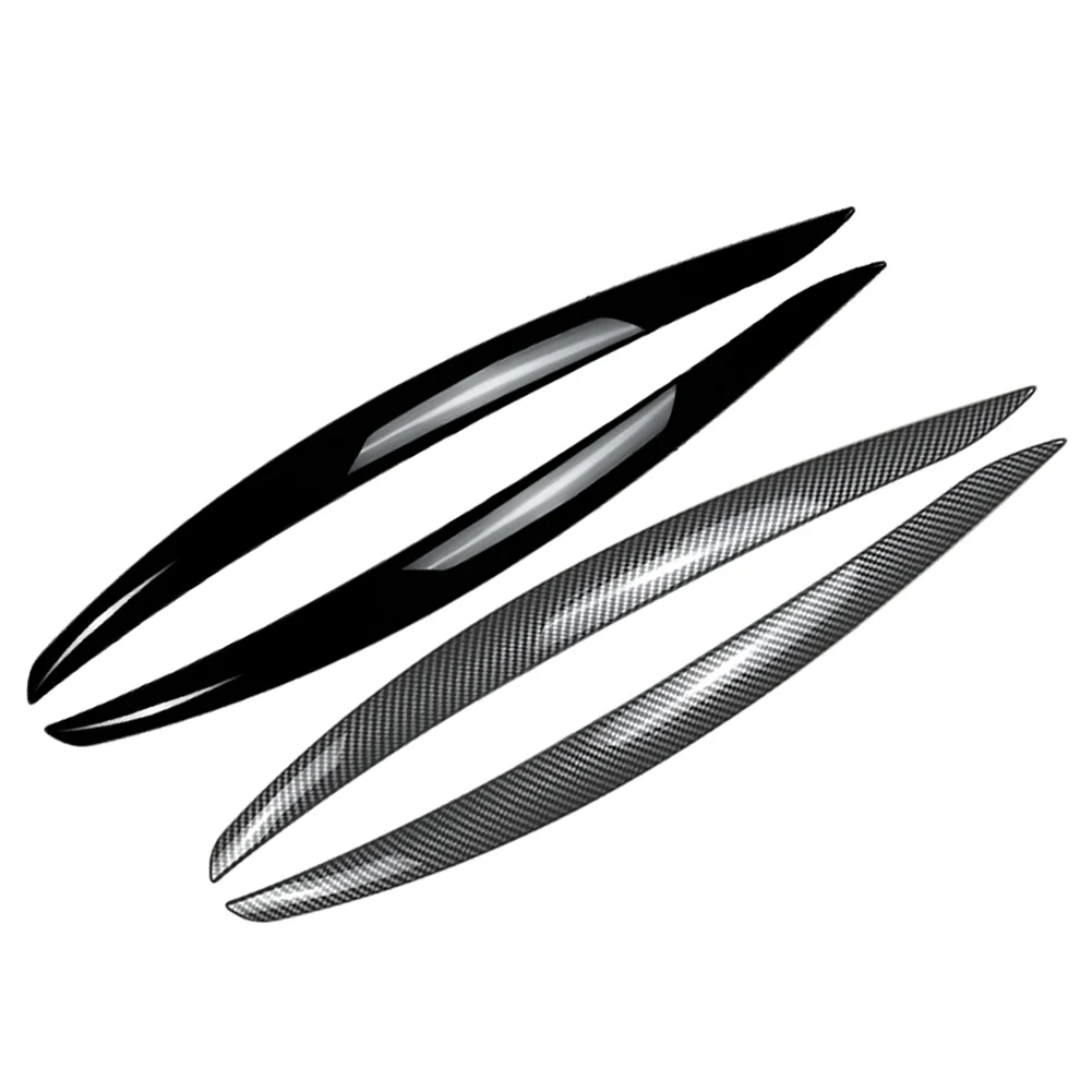 1Pair Car Headlight Headlamp Eyelids Eyebrow Cover Decoration Trim For BMW E92 E93 3 Series 2 Door Couple M3 2005-2013