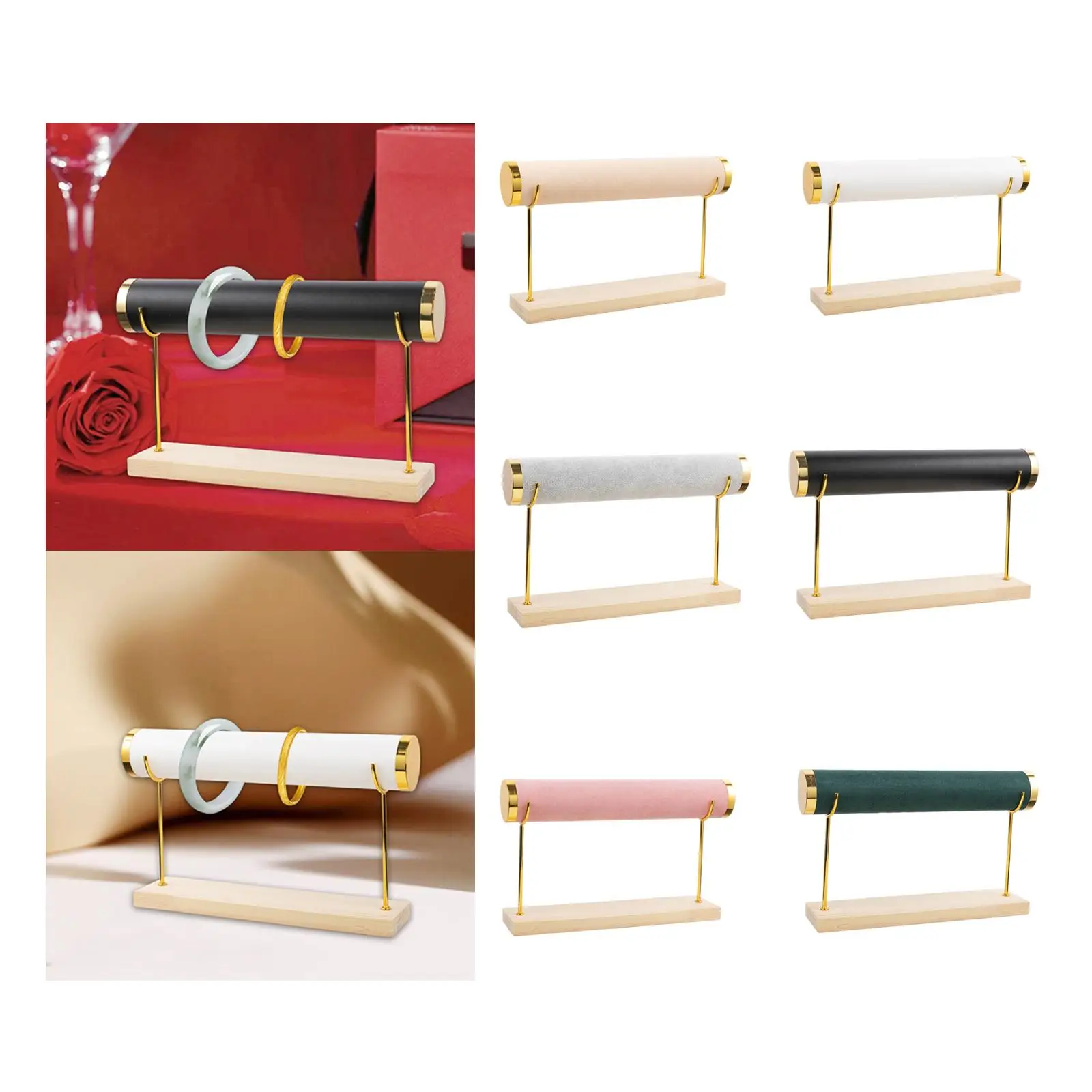 

Bracelet Holder Bracelet Organizer Tabletop for Men Women Single Tier Stable